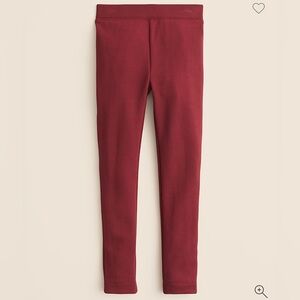 NWT! J. Crew Girls' cozy everyday leggings